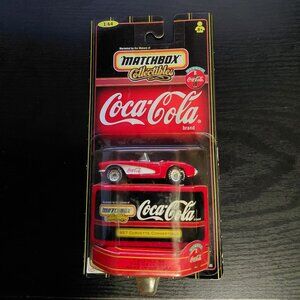 1998 Coca Cola Matchbox Collectables Diecast 1957 Corvette Convertible
